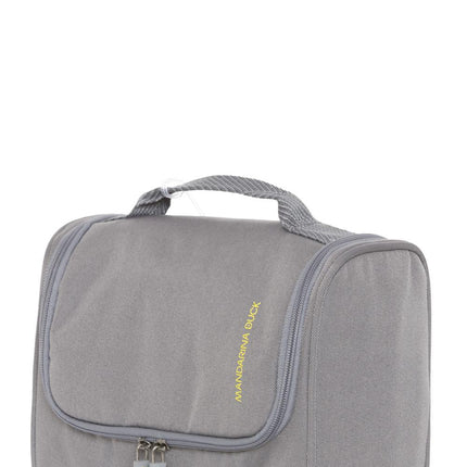 Beauty Necessaire da Viaggio in Tessuto Grigio JNN01 SMILE&GO STEEL 465 Mandarina Duck 