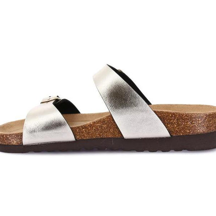 Grunland Sandalo Plantare Sughero Bio Donna Laminato Champagne CB2434 HOLA CHAMPAGNE Grunland 