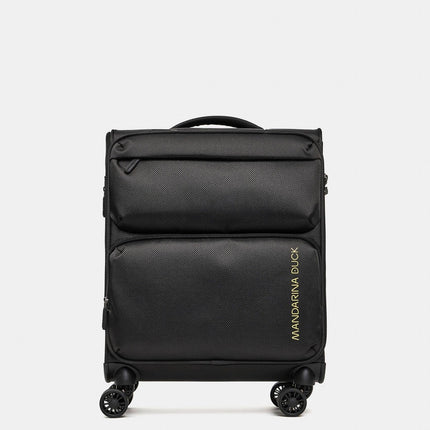Mandarina Duck Trolley Bagaglio a Mano 4 Ruote in Tessuto Nero OTV01 ZEPHYR BLACK Mandarina Duck 