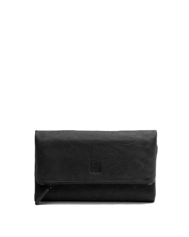 Biba Portafoglio Lungo in Pelle Nero con Portamonete TOT2 TOMBSTONE BLACK Biba 
