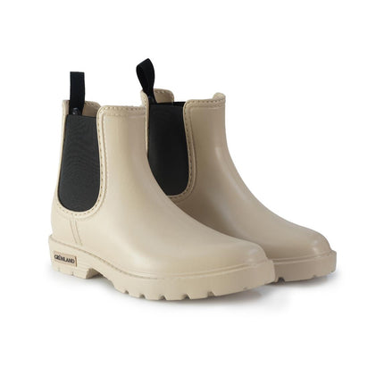 Stivaletti Galosce Beatles Pioggia Donna Gomma Beige SP2375 BOTA GALOSCE BEIGE Grunland 