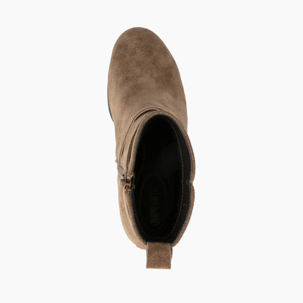 Impronte Stivaletti Donna con Tacco in Camoscio taupe FENICE BUCKLE TAUPE Impronte 