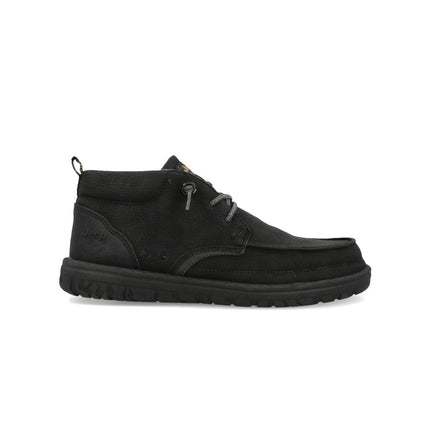Jeep Polacchine Uomo in Ecopelle Nero SAMOA MID BLACK Jeep Footwear 