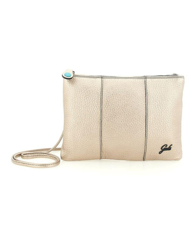 Gabs Pochette Donna con Tracolla in Pelle Oro Chiaro BEYONCE TG M BULL LAMINATO Gabs 