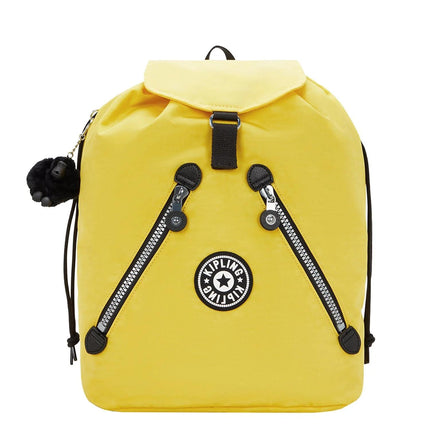 Kipling Zaino Multitasche Giallo NEW FUNDAMENTAL L HERITAGE SUN Kipling 