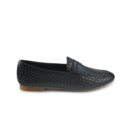Vueva Mocassini Donna in Pelle Intrecciata Blu WS263R27 NAVY Vueva 