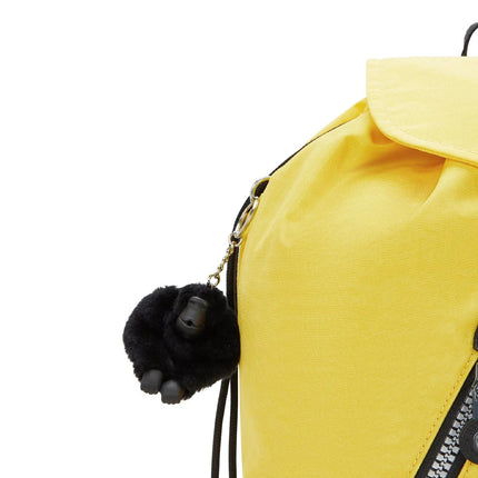Kipling Zaino Multitasche Giallo NEW FUNDAMENTAL L HERITAGE SUN Kipling 