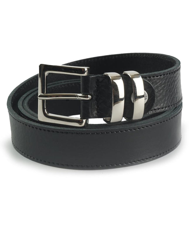 Spatarella Cintura Donna in Pelle Nero 00250/25 BLACK Spatarella 