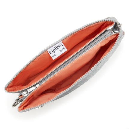 Borsetta Donna Tracolla Metallic Argento RIRI NEW BIGHT METALLIC Kipling 