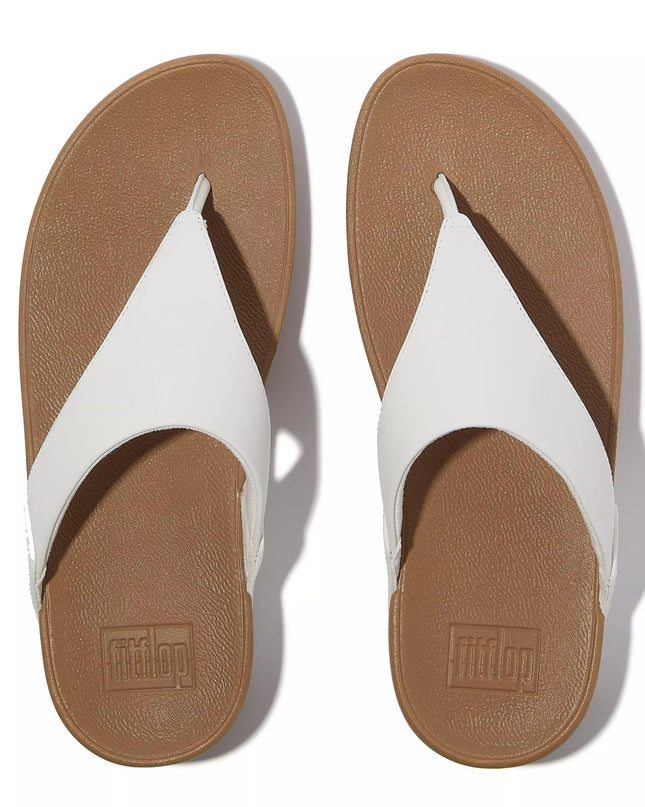 FitFlop Sandali Donna Infradito in Pelle Bianco - MARIO SPATARELLA