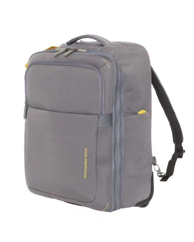 Zaino Trolley in Tessuto Grigio JNV05 SMILE&GO STEEL 465 Mandarina Duck 