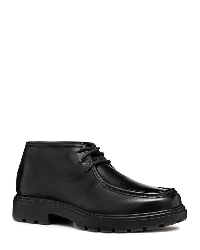 Ingegnere Stringato Pelle Nero U46FRD 00043 SPHERICA EC7 BLACK Geox 