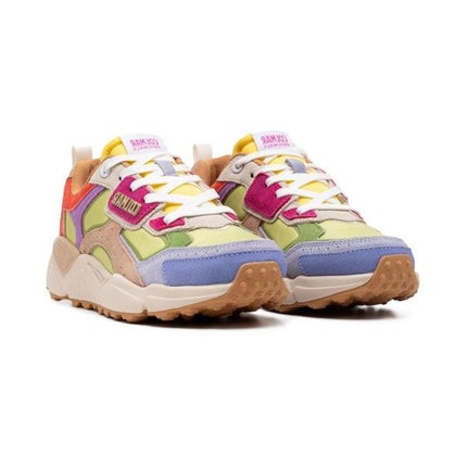 Sneakers Colmar Donna in Pelle Multicolor Verde GARNER FLASH MULTICOLOR GREEN Colmar 