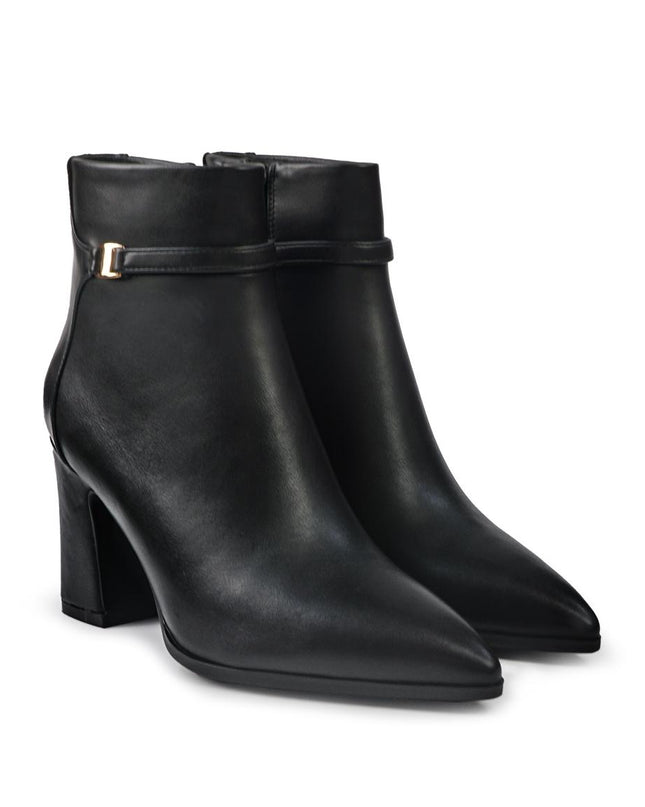 Exe Stivaletti Donna a Punta e Tacco in Ecopelle Nero SJ1066 BLACK Exe 