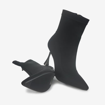 Stivaletto Tessuto Elastico Punta Nero 545 MAYPO BLACK Exe 