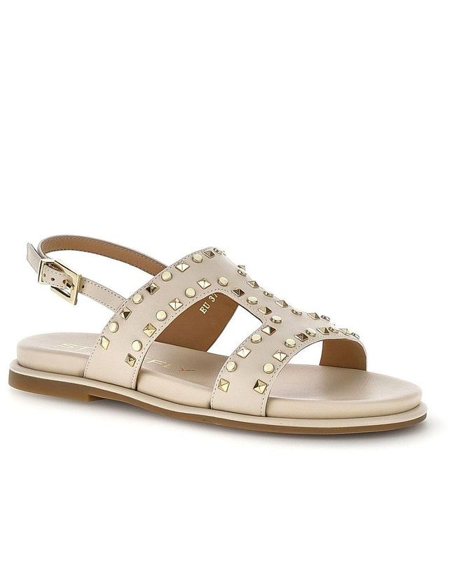 Stonefly Sandalo Donna Basso con Borchie in Pelle Sabbia 223741 GEMMA SANDSHELL Stonefly 