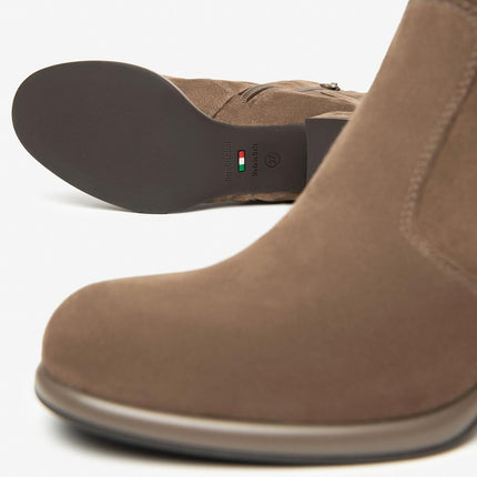 Nero Giardini Stivaletti Donna con Tacco in Camoscio Spago - MARIO SPATARELLA