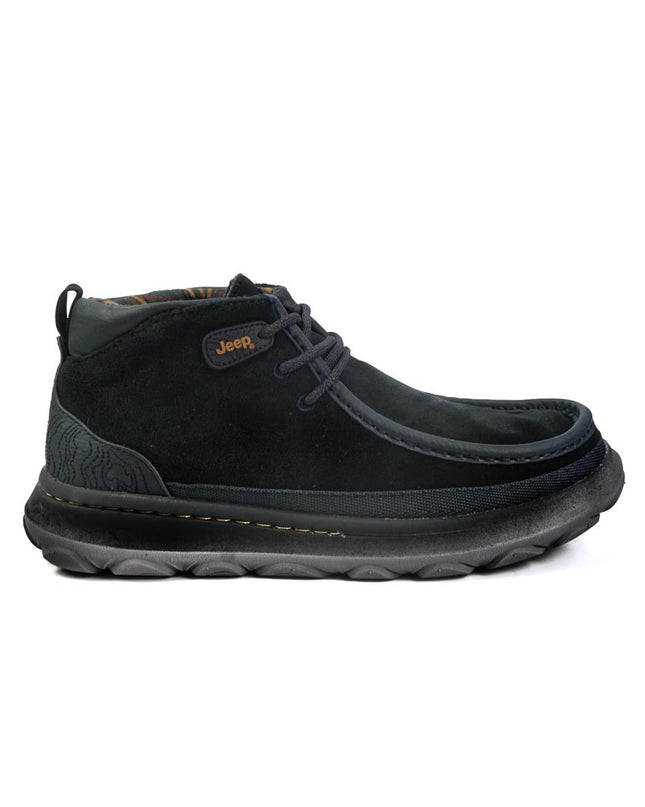 Jeep Stivaletti Polacchino Uomo in Camoscio Blu Navy KAUAI WALLABEE MID SUEDE NAVY Jeep Footwear 