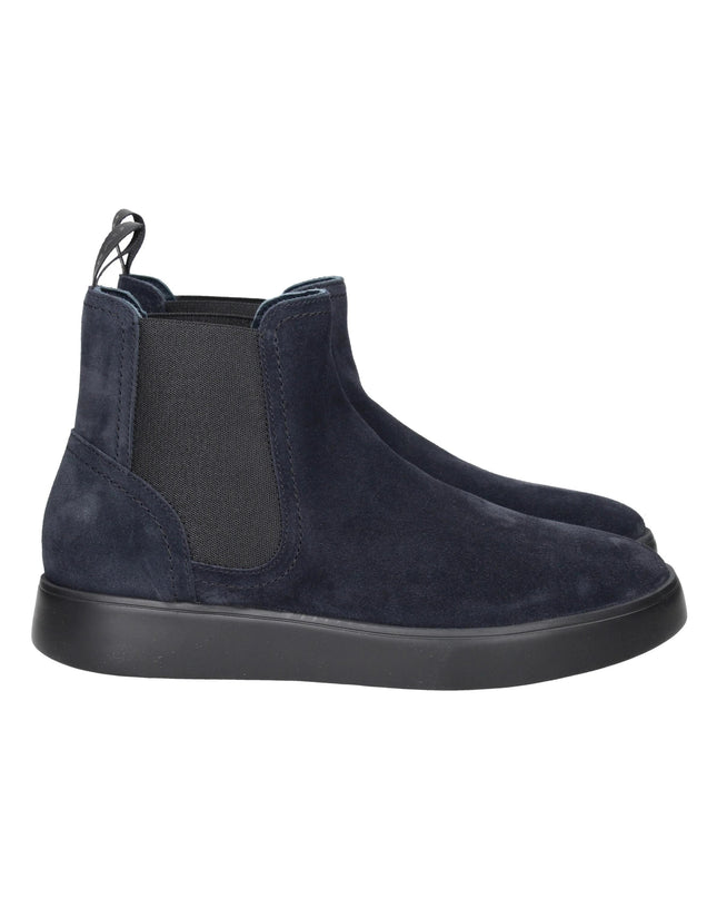 Stivaletti Frau Chelsea Uomo in Camoscio Blu 21A5 WAXY NAVY Frau 