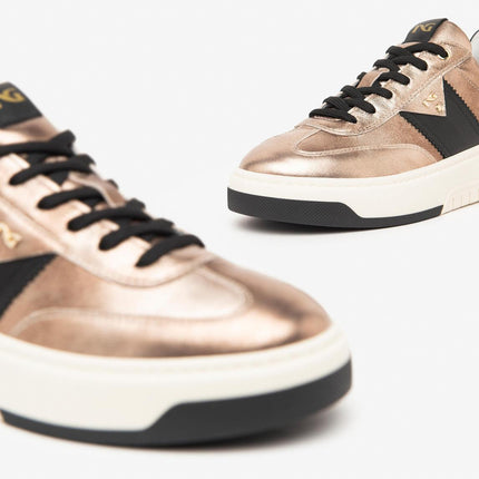 Nero Giardini Sneakers Donna in Pelle Laminata Multicolor Animalier I411647D TORTORA 406 Nero Giardini 