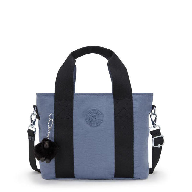 Borsa Tote con Tracolla Blu jeans MINTA M BLUE LOVER Kipling 