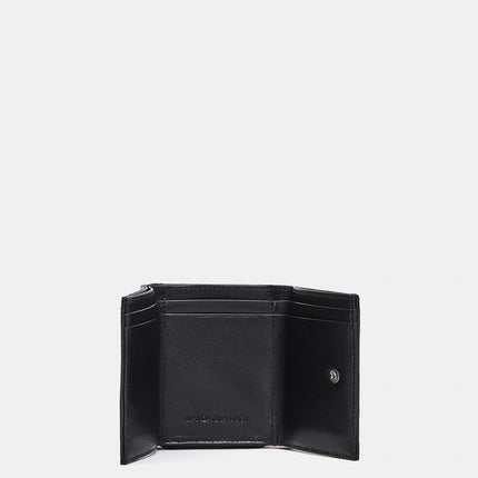 Mandarina Duck Portafogli Donna Pelle Nero Portamonete FZP76 MELLOW LEATHER BLACK Mandarina Duck 