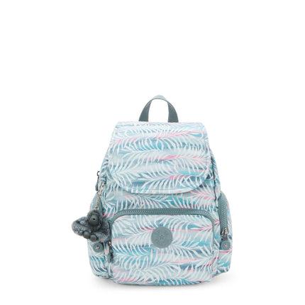 Kipling Zainetto Donna Stampato CITY ZIP MINI B PRT PALMTREE LEAVES Kipling 