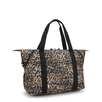 Kipling Borsone Shopper Viaggio in Tessuto Leopardato ART M LEOPARD Kipling 