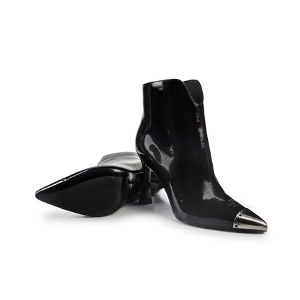 Stivaletti Bruno Premi a Punta in Vernice Nero BM6402 BLACK Bruno Premi 