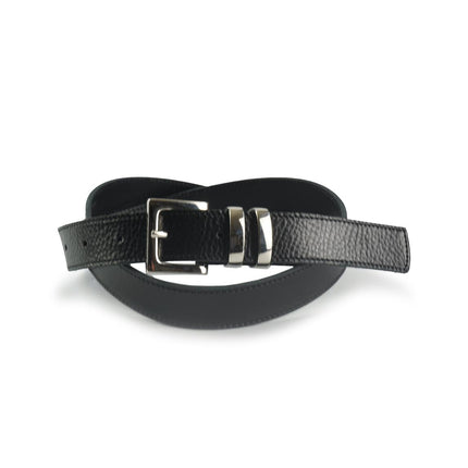 Cintura Donna in Pelle Nero 00250/25 BLACK Spatarella 