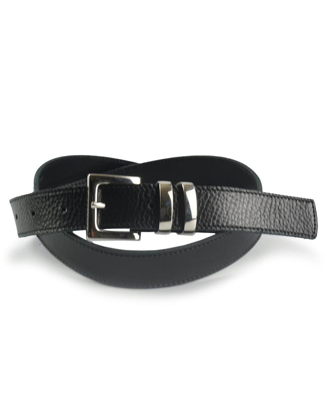 Cintura Donna in Pelle Nero 00250/25 BLACK Spatarella 
