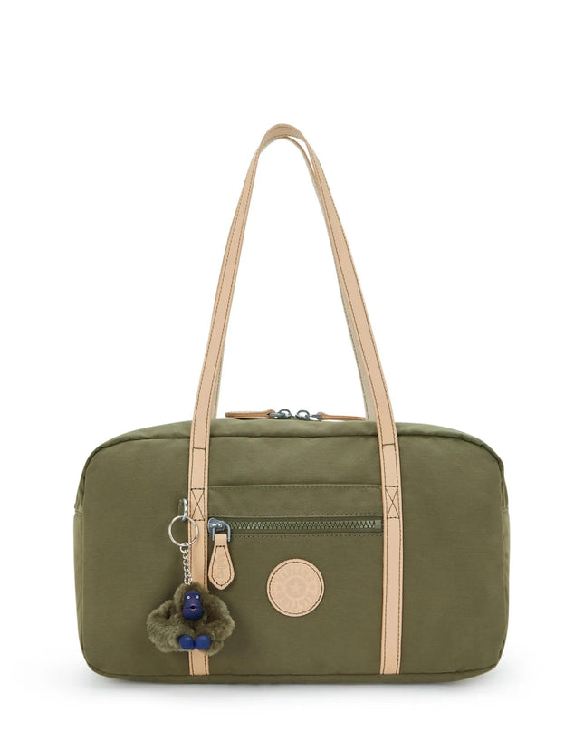 Kipling Borsa a Spalla Cotton Kaki NAIRA COTTON KHAKI Kipling 