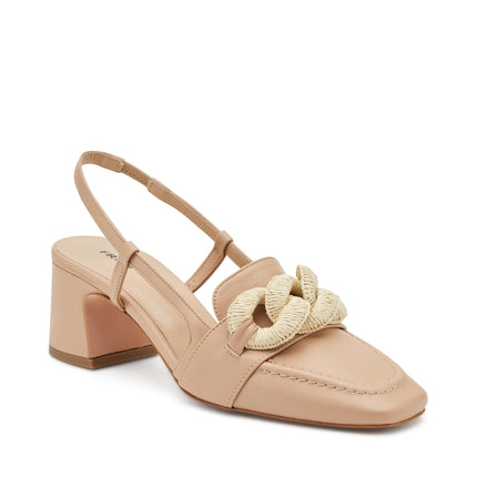 Slingback Pelle Beige 93M4 DUSTY Frau 