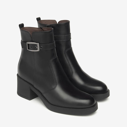 Nero Giardini Stivaletti Tronchetti Donna Pelle Nero - MARIO SPATARELLA