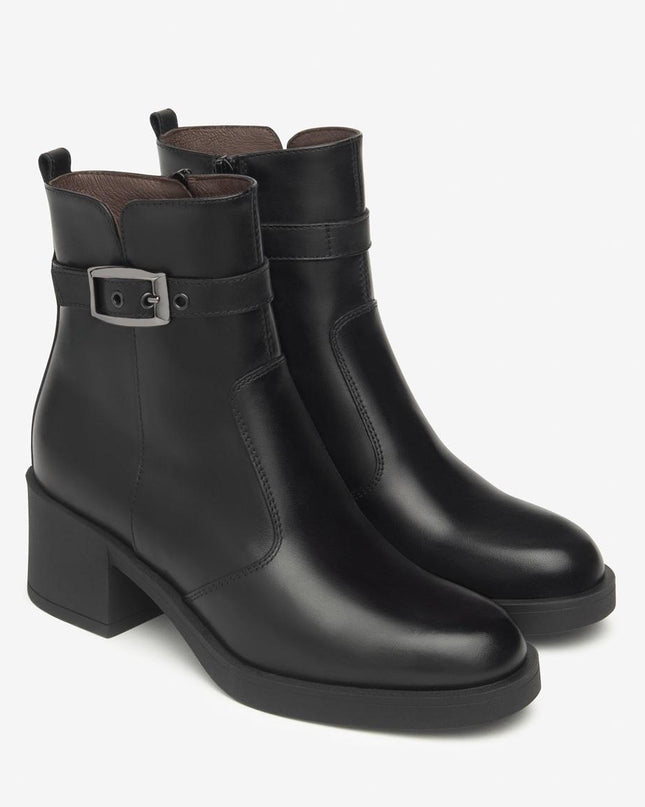 Nero Giardini Stivaletti Tronchetti Donna Pelle Nero - MARIO SPATARELLA