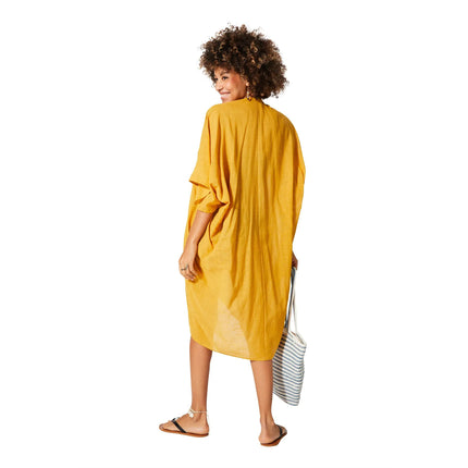 Kimono Estivo Lungo Giallo KIMONO ESTIVO MBK5004D La Mano Boho 
