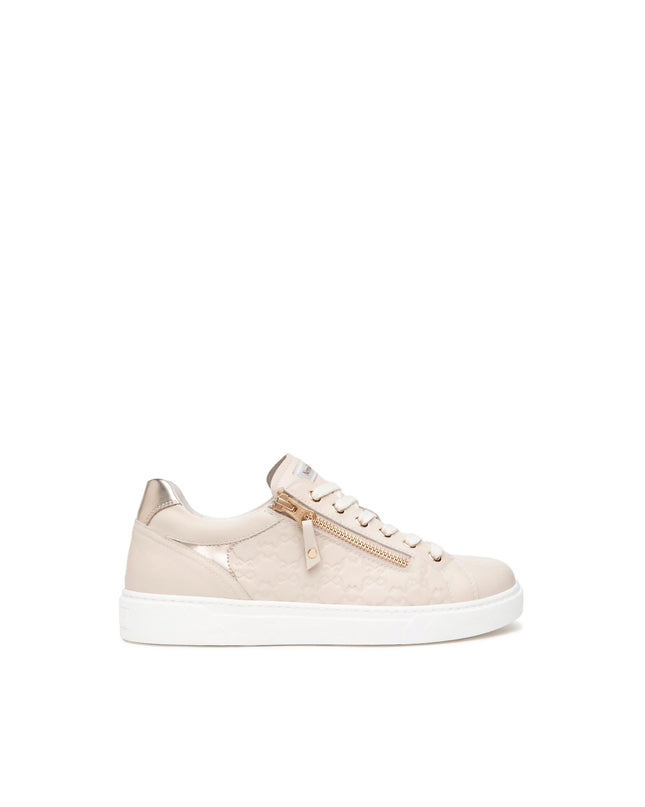Nero Giardini Sneakers Donna Bassa in Pelle Milk E513001D MILK 710 Nero Giardini 