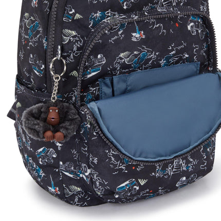 Zaino Porta Computer 11 Pollici Fantasia SEOUL S JUNGLE FUN RACE Kipling 