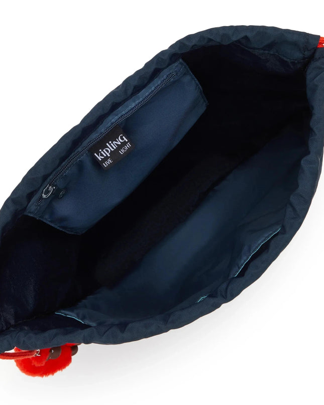 Kipling Sacca in Tessuto Fantasia Cosmo Blu SUPERTABOO COSMO BLUE Kipling 