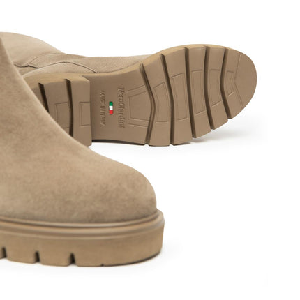 Nero Giardini Stivali Donna con Tacco in Camoscio Talpa I514823D 501 ARGILLA Nero Giardini 