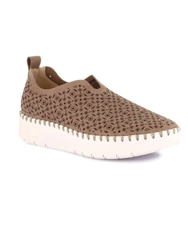 Grunland Slipon Traforata Donna in Tessuto Taupe SC6184 SILI TAUPE Grunland 
