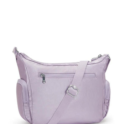 Kipling Borse Tracolla Multitasche Metallic Lilac - MARIO SPATARELLA