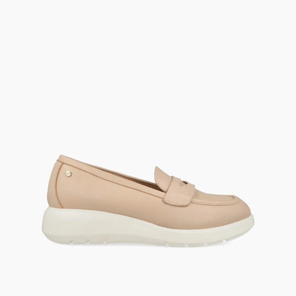 Impronte Mocassini con Zeppa in Pelle Nude MOKA PINK Impronte 