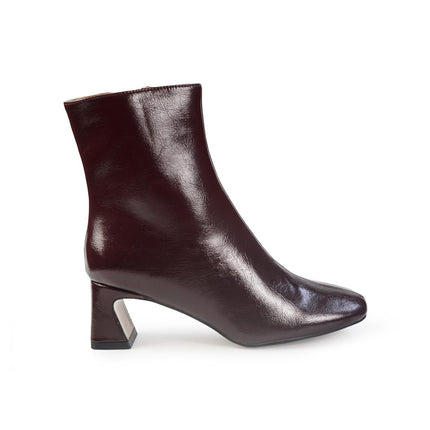 Exe Stivaletti Donna con Tacco in Naplak Vino EX2031 BURGUNDY Exe 