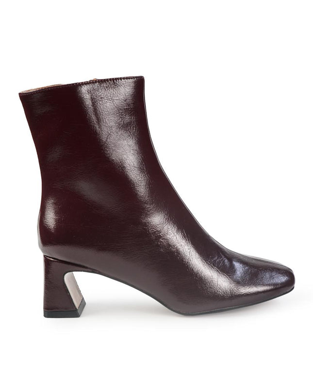 Exe Stivaletti Donna con Tacco in Naplak Vino EX2031 BURGUNDY Exe 