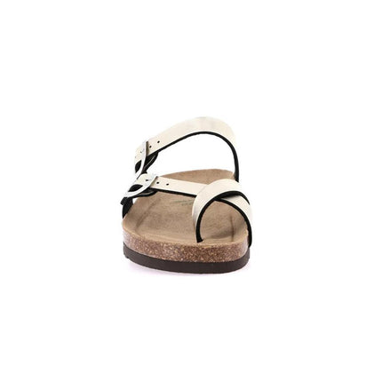 Grunland Sandali Infradito Donna Plantare Sughero Doppia Fibbia Champagne CB2438 HOLA CHAMPAGNE Grunland 