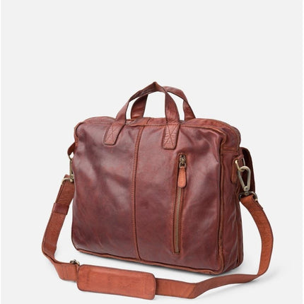 Biba Borsa Lavoro Cartella in Pelle Cuoio con Tracolla - MARIO SPATARELLA