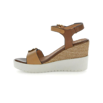 Stonefly Sandali Donna con Zeppa in Pelle Multi Marrone 222301 ELY CIGAR Stonefly 
