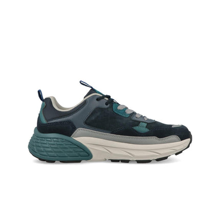 Sneakers Uomo Camoscio Multicolor Petrolio GROOVE U UJM42210A-109 Jeep Footwear 