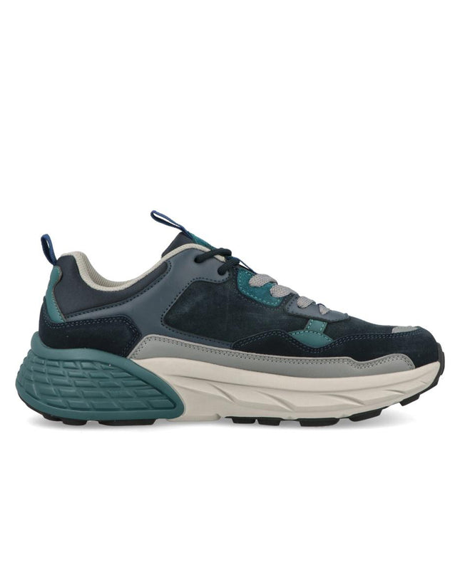 Sneakers Uomo Camoscio Multicolor Petrolio GROOVE U UJM42210A-109 Jeep Footwear 